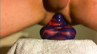 Amateur Anal Sex Toy Fun With Flint The Bad Dragon PornMega