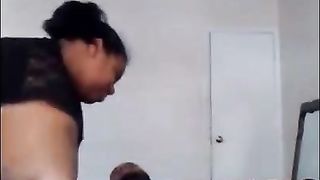 Ebony BBW Fucking Her Brains Out With A Horny Dude PornMega