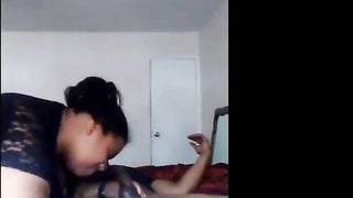 Ebony BBW Fucking Her Brains Out With A Horny Dude PornMega