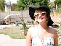 Freckled Teen Tryout