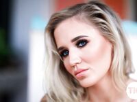 Che Mcsorley Shooting in Sexy Blue Lingerie