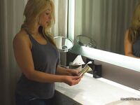 So my boys rounded up some cash and decided to show me a little homecoming shindig, including a night with one of my favorites porn stars, Sarah Vandella