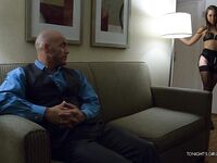 That's because Riley Reid is on her way over, thanks to the wad of cash I've got in my pocket