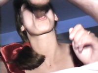 hot big tits milf in lingerie with dildo and cock