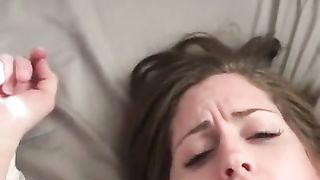 Facial Sperming for the Hot Superslut