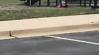 Caught Couple Fucking in Park