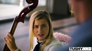 TUSHY Teen Carolina Sweeets is Punished And Gaped By Music Teacher