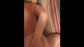 POV Blonde Tattooed Babysitter Doggy Style