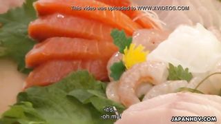 Lady Yukina feasted on and finger fucked too