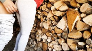 Outdoors in the Countryside almost Caught, Orgasm Interrupted ... Nooooo