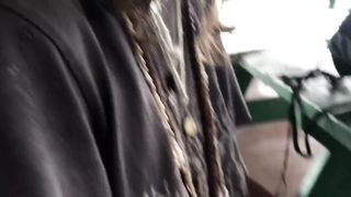 Hot Slutty Young Teen gets Facial in Public Park