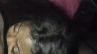 Ebony Threesome two Black Cocks