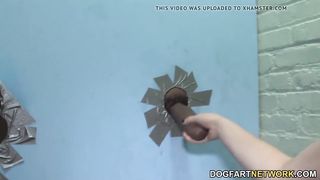 Black Cock Slut Lily LaBeau Visits A Mysterious Gloryhole