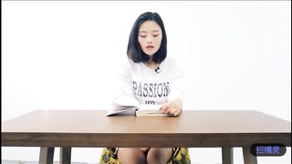 Reading Challenge with Vibrator Panties