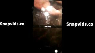 White Thot getting Gang Banged on Snapchat