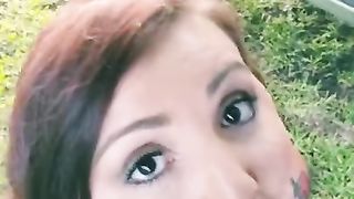 CoyWilder- Outdoor Front Yard Blowjob with Cumshot Facial