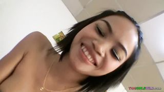 Pretty Thai girl looking for a hard dick to suck
