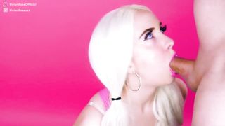 AHEGAO Cumshot in Mouth - best Blowjob Ever!