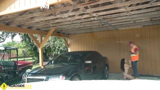 Roadside - Gabriela Lopez gets Fucked after her Mechanic Fixes her Car