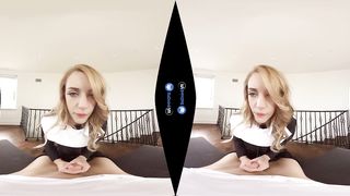 Blonde Teen SIster Nun Fucks Priest POV on BaDoinkVR.com