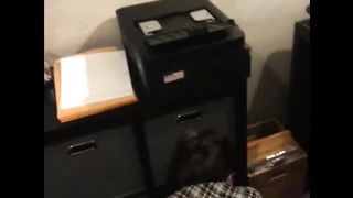 Mature Office Assistant Caught Sucking Dick At Work