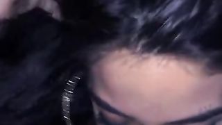 Sexy Green Eyed Teen Loves taking Cum to the Face before Bed