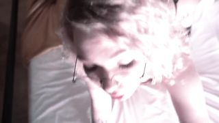 Nerdy Glasses Blonde Pussy Fuck and Suck