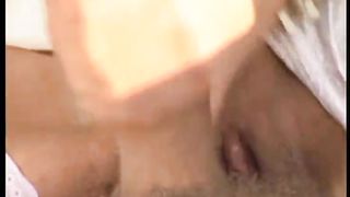 Outdoor sex in white stockings