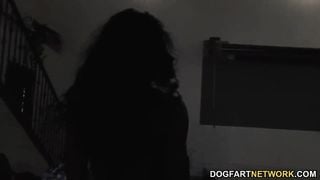 Threesome Fucking with Ebony Amilian Kush