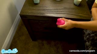 CamSoda - Asian Milf wakes up husband with sneaky squirt surprise