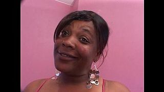 Mature ebony BBW double teamed