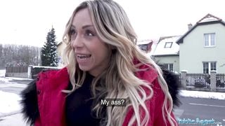 Public Agent French Babe Jennifer Amilton Fucks a Guy in his Office