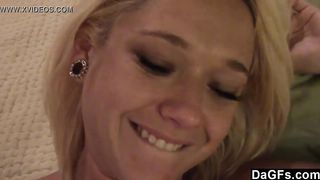 Blonde Girlfriend In Amateur POV Sex Tape