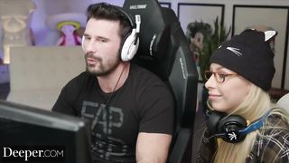 Deeper. Gamer Girl Carmen Caliente Plays A different Game