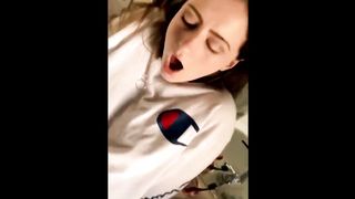 Fucking my Sisters Friend in the Bathroom! (creampied her Fat Pussy!!)