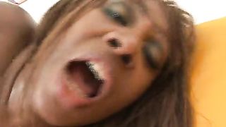 Ebony fat ass chick riding big cock