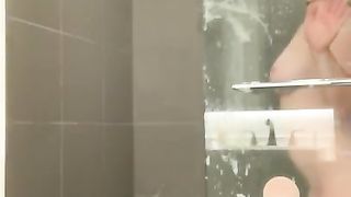 Blonde Teen Squirts in the Shower