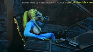 Hardcore 3D Animation Samus and Aliens Deepthroat and Vaginal