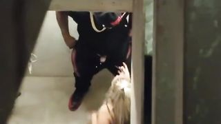 White Girl Sucks Black Guy at Concert