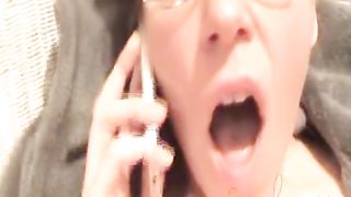 [cock Ninja Studios]Step Dad Busts Daughter having Phone Sex and Fucks her