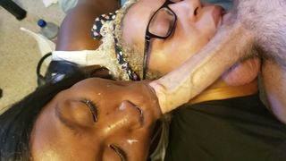 2 POF Chicks Love being Spit Covered Cumsluts for the Camera!