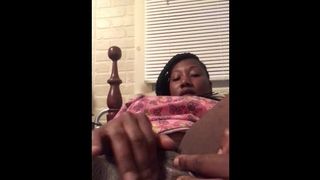 Playin Wit my Pussy at Work Pt1 Client Wakes up