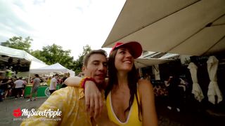 Fucking at Street Parade and 2 Fans Caught and Recorded us - MySweetApple