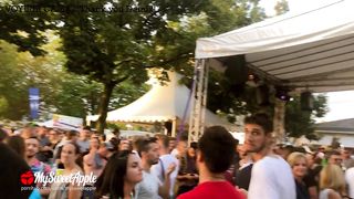 Fucking at Street Parade and 2 Fans Caught and Recorded us - MySweetApple