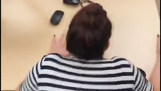 Married Secretary Sucks and Fucks Boss Work Office Public POV