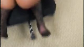 Married Secretary Sucks and Fucks Boss Work Office Public POV