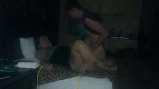 Husband binds slut wife and fucks all holes...hard squirt...begs to be treated like a whore