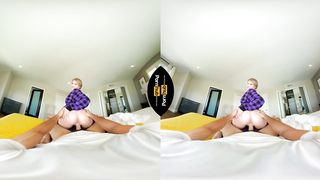 VR 180 - GF's Sister Sneaks in to Fuck you after your Girlfriend Leaves