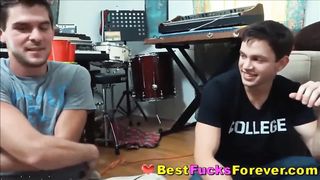 Playful Teens Frat Party Dares Morph into Group Sex