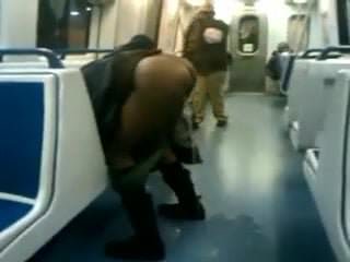 Black Girl Pisses On Train